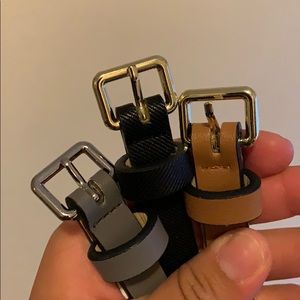 3 skinny Belts